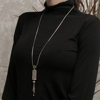 Einfache Glocke Pullover Kette Halskette Weibliche Lange Quaste All-match Koreanische Persönlichkeit Herbst Und Winter Accessoires Übertrieben Atmos Phä Rischer Schmuck main image 3