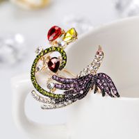 Danrun Usine Fournir Animal Oiseau Broche Ruili Naturel Phoenix Corsage Mode Féminine Vêtements Accessoires main image 3