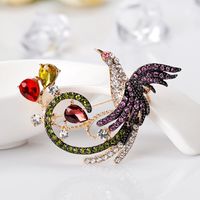 Danrun Usine Fournir Animal Oiseau Broche Ruili Naturel Phoenix Corsage Mode Féminine Vêtements Accessoires main image 5