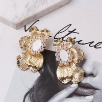 Fashion Alloy Flower Earrings Nhjj153560 main image 2