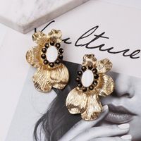 Fashion Alloy Flower Earrings Nhjj153560 main image 4