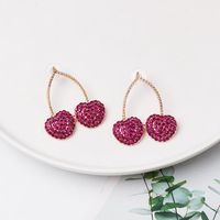 Colored Diamond Cherry Stud Earrings Nhjj153561 main image 3