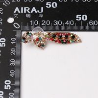 New Colored Rhinestone Leaf Earrings Nhjj153573 main image 5