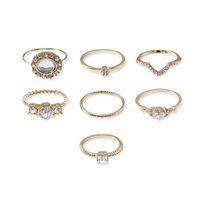 Fashion New Diamond-studded Gemstone Rings Nhpv153626 main image 3