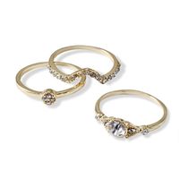 Fashion New Diamond-studded Gemstone Rings Nhpv153626 main image 5