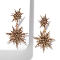 New Alloy Diamond Stud Earrings Nhjq153552 sku image 6