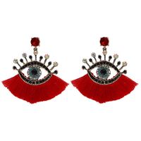 2019 Européenne Et American Hot Alliage Diamant Oeil De Diable Gland Boucles D'oreilles Boucles D'oreilles De Mode Boucle D'oreille Drôle Accessoires Spot sku image 1