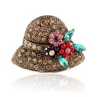 Womens Hat Plating Alloy Brooches Nhkq149010 main image 1