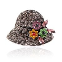 Croix-frontière Fournir Souhaite Populaire Européen Et Américain Populaire  Vente Chaude Vêtements Creative Mignon Plein De Diamants Chapeau Broche main image 8