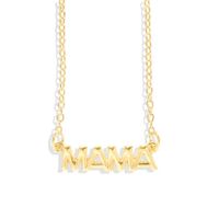 2019 Automne Nouveau Momo Lettre Collier Creative Amour Couple Jeton Date Cadeau Pendentif Collier Femelle main image 5