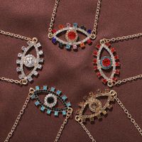 Böhmischer Ethnischer Stil Kreative Große Augen Diamant Halskette Jiaqi Kreativer Schmuck Europäischen Und Amerikanischen Trend Halskette Frauen main image 1