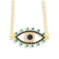 Böhmischer Ethnischer Stil Kreative Große Augen Diamant Halskette Jiaqi Kreativer Schmuck Europäischen Und Amerikanischen Trend Halskette Frauen main image 6