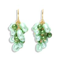 Fashion Candy Color Pearl Pendant Earrings Nhjq149036 main image 12