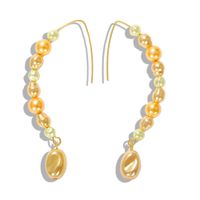 Womens Geometric Pearl Earrings Nhjq149043 main image 11