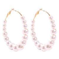 European And American Style Wide Version Of The Cross Pearl Fabric Headband Nhmd149047 main image 6