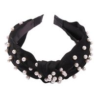 European And American Style Wide Version Of The Cross Pearl Fabric Headband Nhmd149047 main image 11