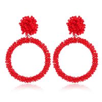 Fashion Handmade Beaded Acrylic Earrings Nhkq149049 main image 12