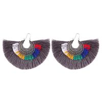 Womens Wave Hand-knitted Alloy Earrings Nhjq149059 main image 21