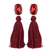 Womens Wave Hand-knitted Alloy Earrings Nhjq149059 main image 11