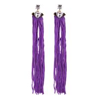Womens Wave Hand-knitted Alloy Earrings Nhjq149059 main image 7