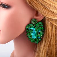 New Leaf Bead Earrings Nhas149065 main image 6