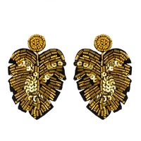 Creative Nouveau Boucles D'oreilles Bohème Feuilles Perle Boucles D'oreilles Pour Les Femmes Exagéré Et Personnalisé Gouttes Pour Les Oreilles Croix-frontière Fournir Erq85 main image 9