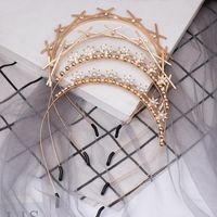 Fashion Alloy Diamond Headband Nhjj149144 main image 1