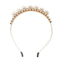 Nouvelle Européenne Et Américaine Mariée Couronne Cheveux Fermoir De Cheveux De Mariage Accessoires Alliage Diamant Bandeau Femmes Bijoux De Tête Accessoires En Gros main image 7