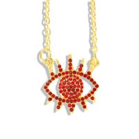 Womens Eye Diamond Alloy Necklaces Nhjq149058 sku image 4