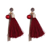 Womens Wave Hand-knitted Alloy Earrings Nhjq149059 sku image 7