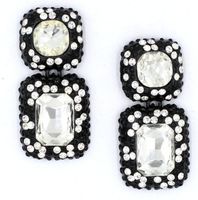 Vintage Long Delicate Natural Gemstone Stud Earrings Nhjj149062 sku image 6