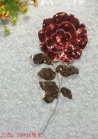 Fashion Simple Rose Flower Sequin Cloth Stickers Nhlt153693 main image 3