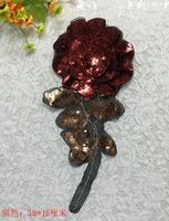 Fashion Simple Rose Flower Sequin Cloth Stickers Nhlt153693 main image 4