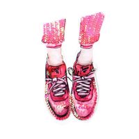 Cute Pink Shoes Multicolor Sequin Embroidery T-shirt Cloth Stickers Nhlt153704 main image 6