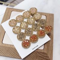 Korean Version Of The Alloy Artificial Gemstone Super Flash Color Crystal Hair Accessories Nhsm153708 main image 5