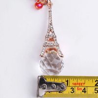 Fashion Artificial Gemstone Paris Eiffel Tower Keychain Nhmm153731 main image 4