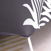 Milk Silk Printed Dark Gray Leaf All-inclusive Sofa Cover Nhsp153880 main image 5