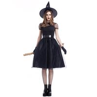 Halloween Cosplay Costume New Black Yarn Witch Suit Nhfe153914 main image 3