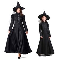 Wizard Of Oz Halloween Costume Adult Children Cos Black Witch Parent-child Costume Nhfe153924 main image 4