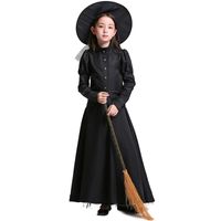 Disfraz De Mago De Oz Para Niños Adultos Cos Bruja Negra Disfraz De Padre E Hijo Nhfe153924 sku image 1