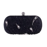 Fashion Embroidered Beaded Artificial Gemstone Dinner Bag Nhyg154166 main image 4