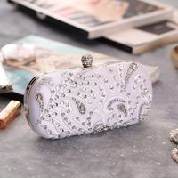 Fashion Embroidered Beaded Artificial Gemstone Dinner Bag Nhyg154166 main image 5