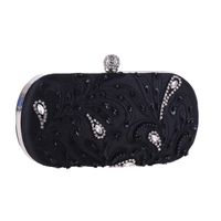 Fashion Embroidered Beaded Artificial Gemstone Dinner Bag Nhyg154166 main image 8