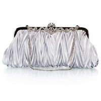 White Red Purple Solid Color Square Evening Bags sku image 8