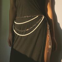 Fashion Simple Fringed U-shaped Body Chain Bracelet Nhxr154236 main image 3