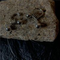 Simple And Cool Wind Play Cool Punk Niche Earrings Nhyq154244 main image 3