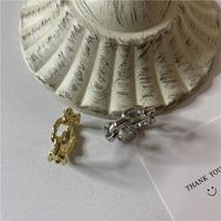 Fashion Cool Wind Metal Hollow Chain Ring Nhyq154246 main image 6