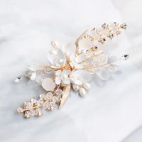 Fashion Frosted Crystal Beaded Alloy Hair Accessories Nhhs154267 main image 1