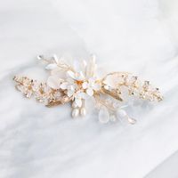 Fashion Frosted Crystal Beaded Alloy Hair Accessories Nhhs154267 main image 3