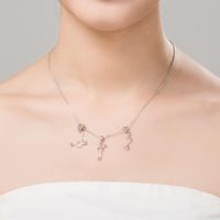 S925 Abstraite Asymétrique Sterling Collier En Argent Pour Les Femmes Mode Coréenne Personnalisé Clavicule Chaîne Froide Style Cou Accessoires main image 3